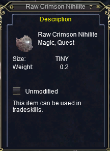 Raw Crimson Nihilite